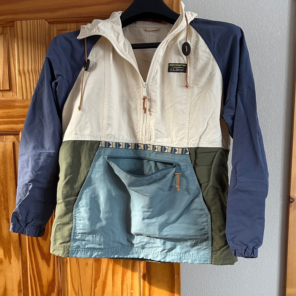L.L. Bean Multicolor Anorak Jacket